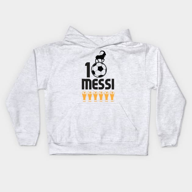 Messi Kids Hoodie by justSVGs